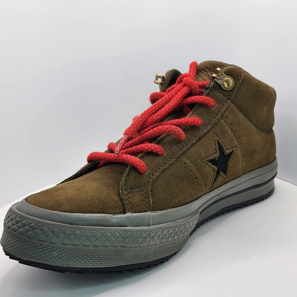 Converse One Star Leather Hightops - Picture 2 of 9